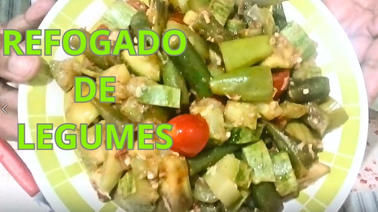 Como Fazer Refogado De Abobrinha, Quiabo, Jiló E Tomate Cereja