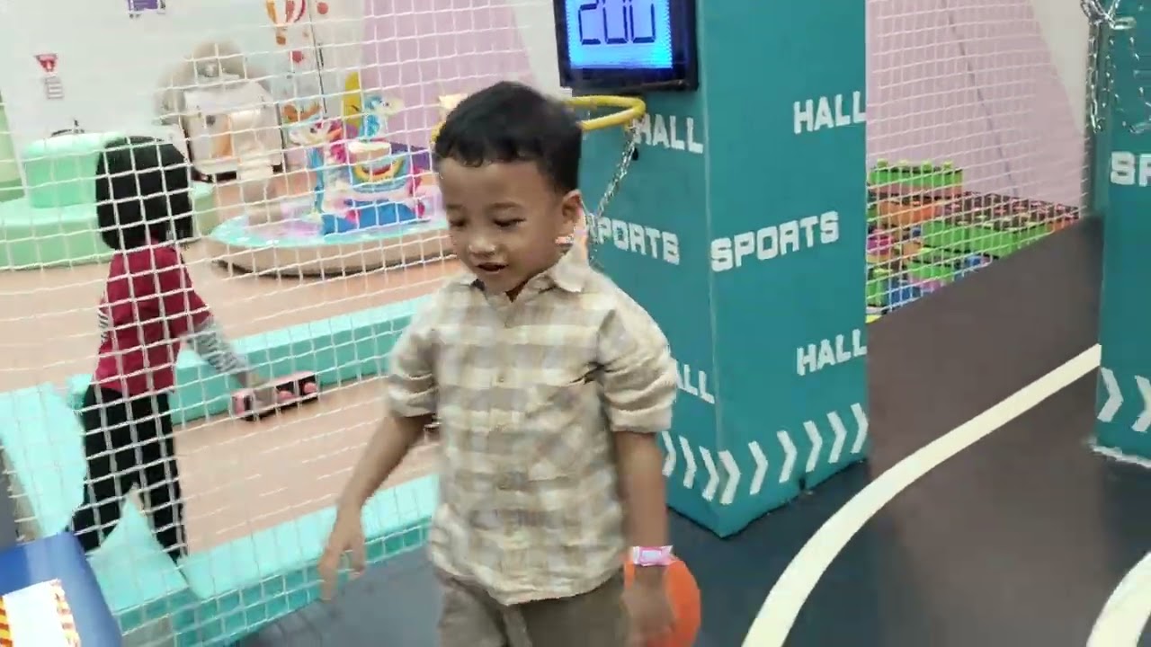 Gabe mencoba main Basket ball 