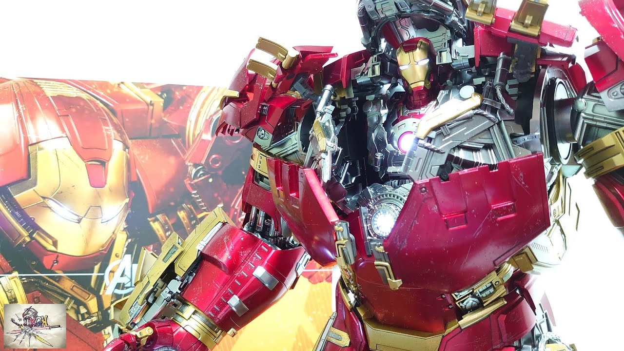 （全高約55センチ！各部がライトアップ！胸部アーマーが展開！）ホットトイズ【ムービー・マスターピース】1/6スケール ハルクバスター(デラックス版)　レビュー