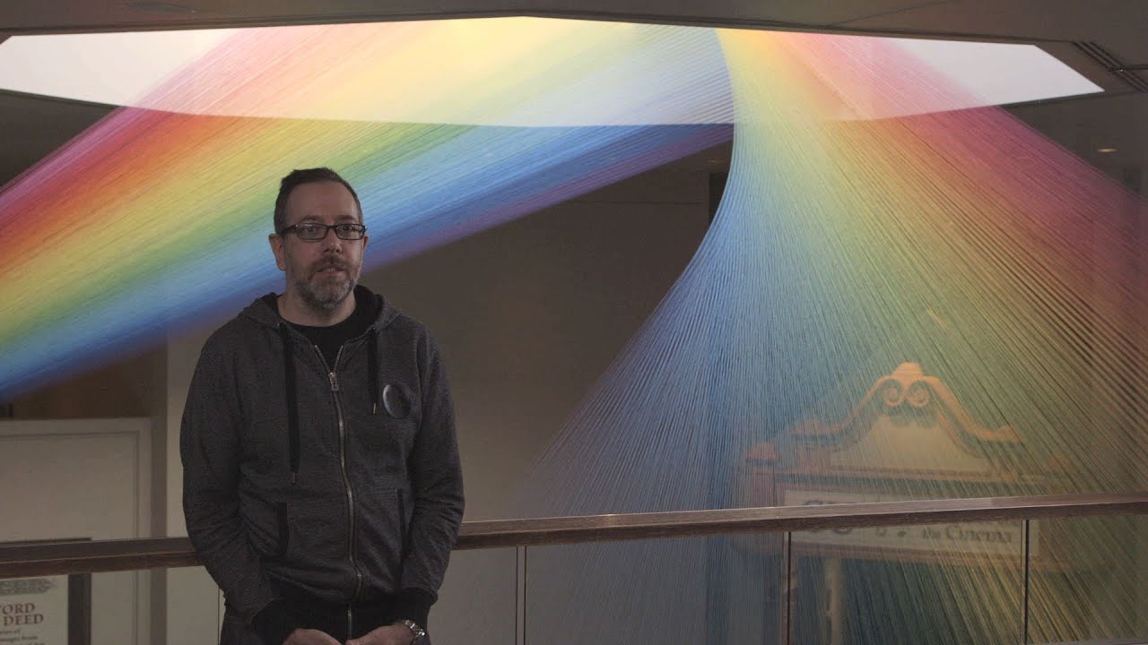 Plexus No. 29: MOA Thread Sculpture Brings Energy, Color to Atrium