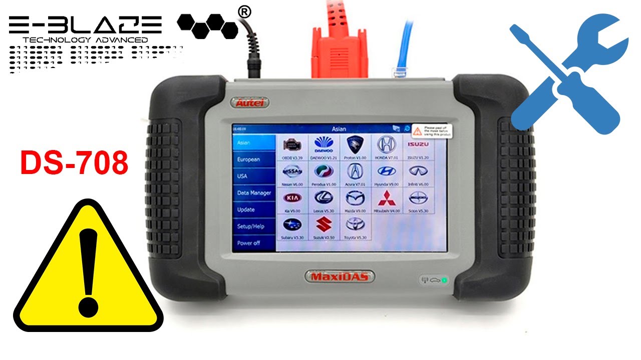 Reparación display/touch scanner autel maxidas ds-708