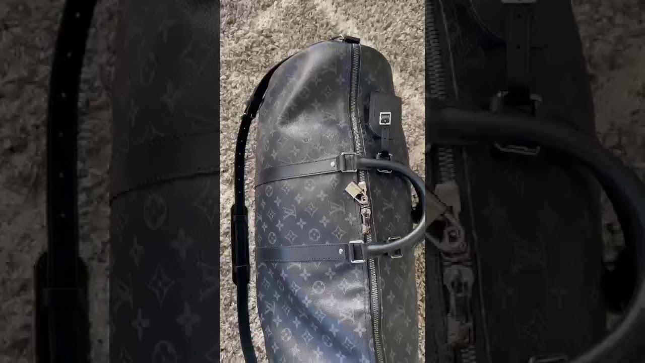 Louis Vuitton Keepall 55 Monogram Eclipse (Authentic vs Old Cobbler)