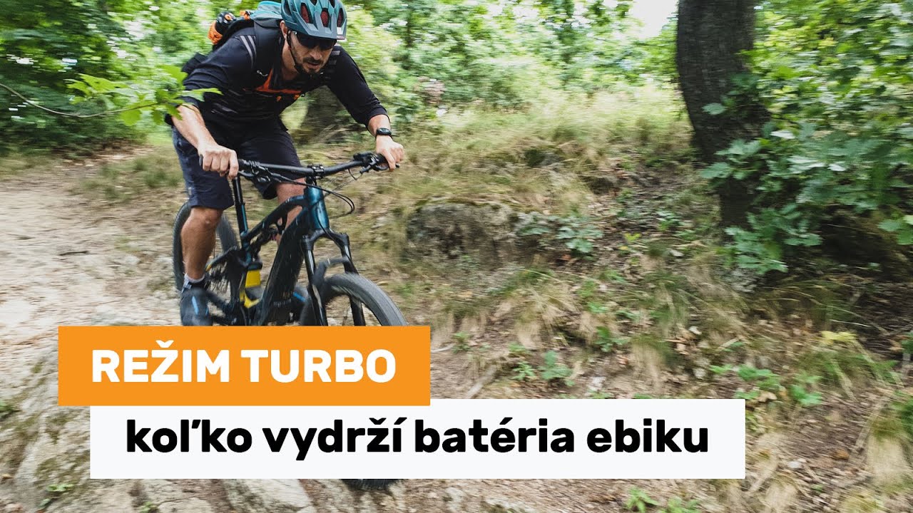 Režim TURBO, koľko vydrží batéria ebiku