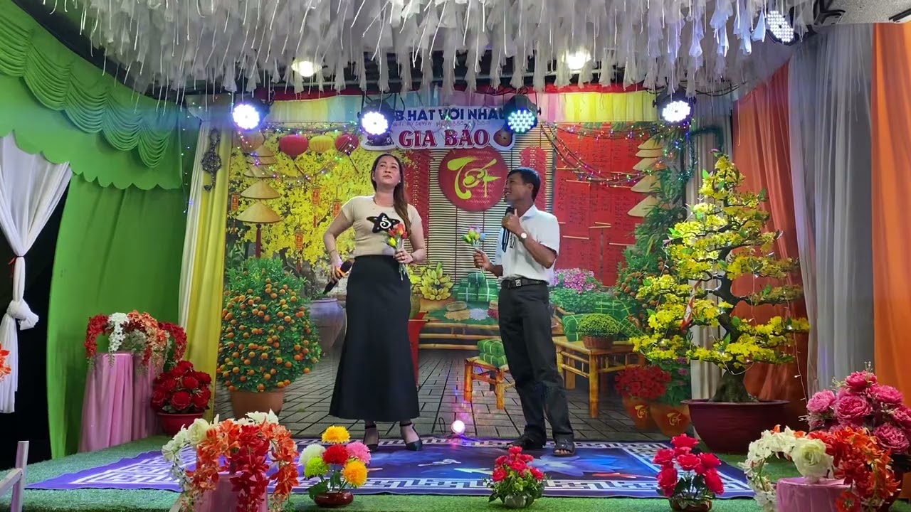 A Dũng  Ngọc Hoa giao luu Clb Giabao 