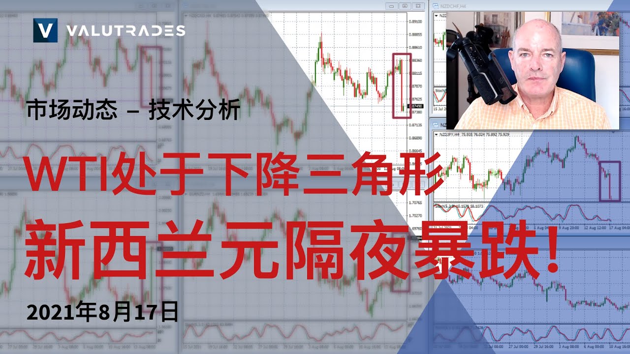 交易图表模式：WTI处于下降三角形；新西兰元隔夜暴跌!
