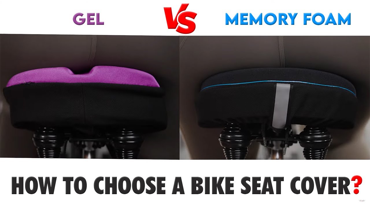 How to Choose the Right Bike Seat Cover | Memory Foam Vs Gel Bike Seat Cushion | Bike Saddle Cover