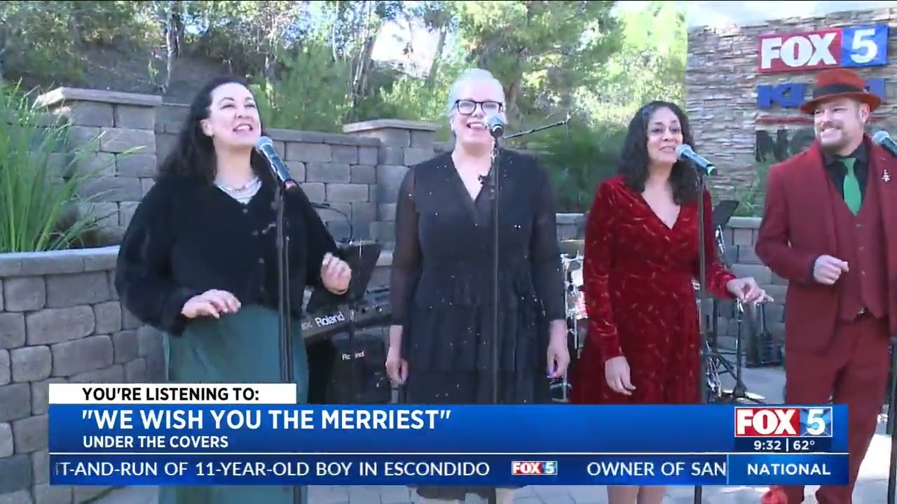 Under the Covers at Fox5 promoting 2025 Balboa Park December Nights 