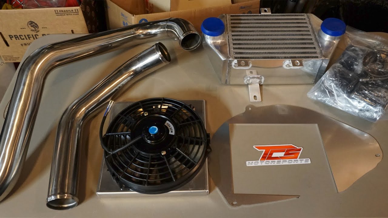 TCS Motorsports intercooler kit install 3rd Gen 3SGTE MR2