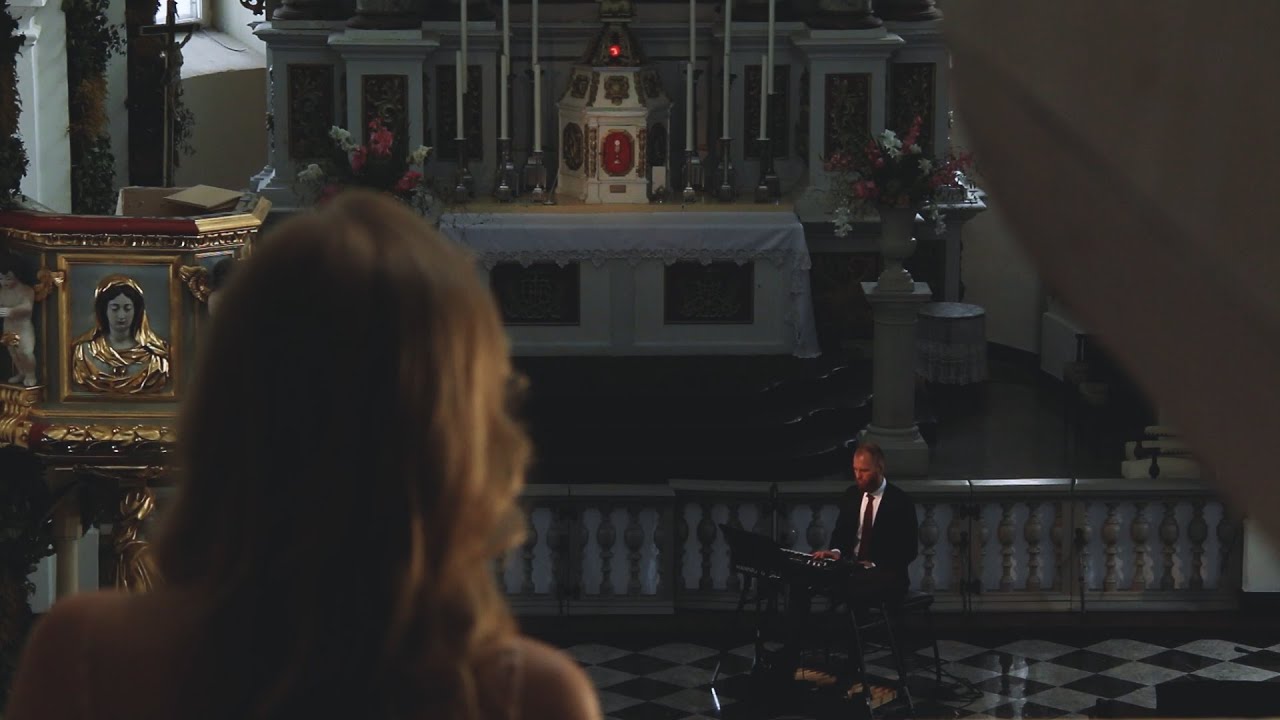 Bach. Andante [Adagio] Fragment - Aleksandra Spicberga, Atis Andersons