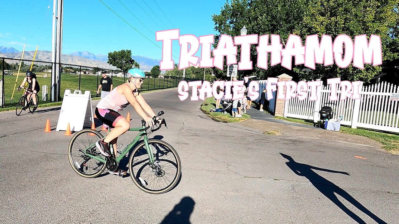 Utah..swim bike running..? Stacie's first triathlon!