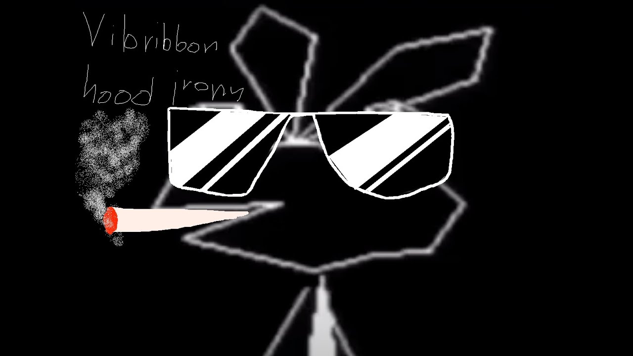 vib ribbon hood irony.wmv