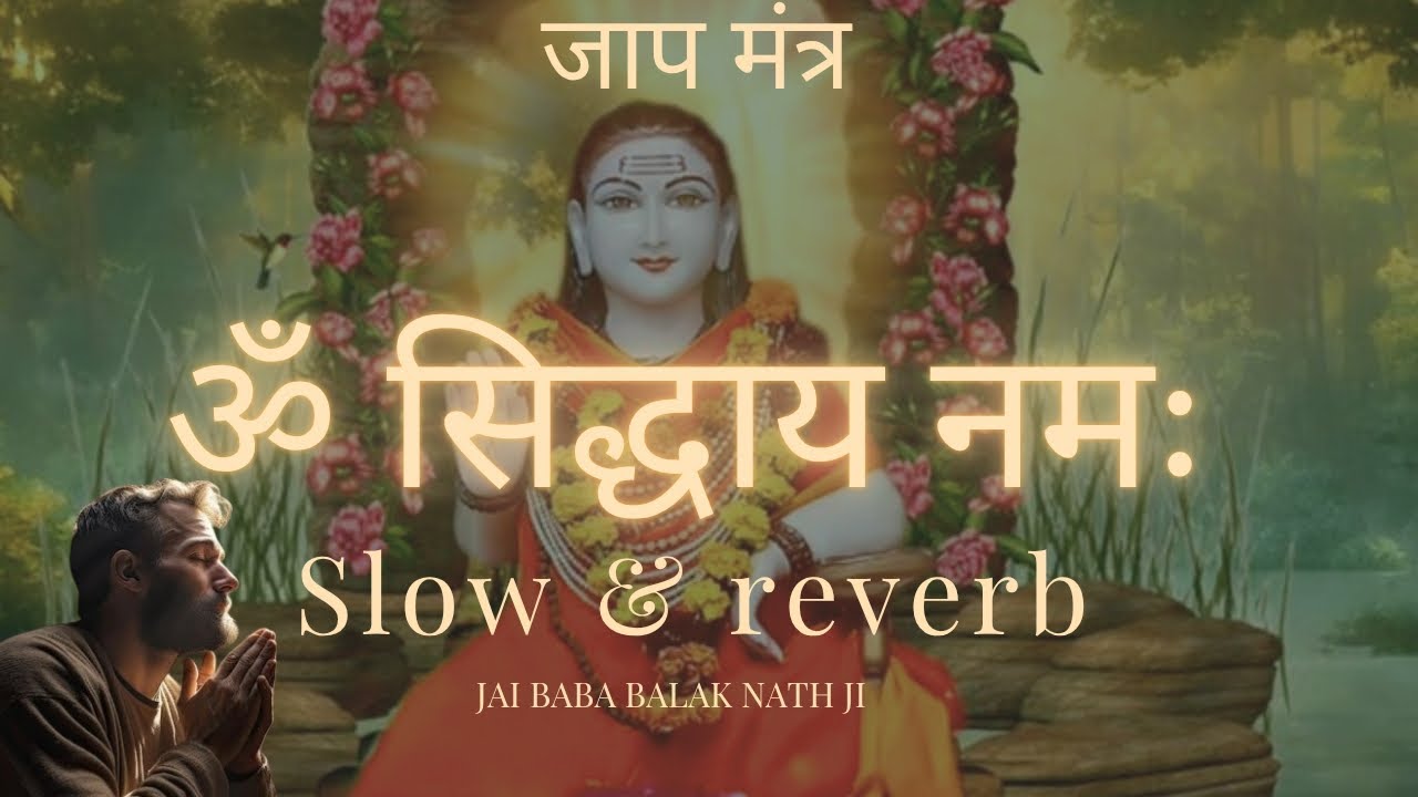ॐ सिद्धाय नमः।😌 मन को सकून देने वाला जाप मंत्र 😌। slow+ reverb जय बाबा बालक नाथ जी।