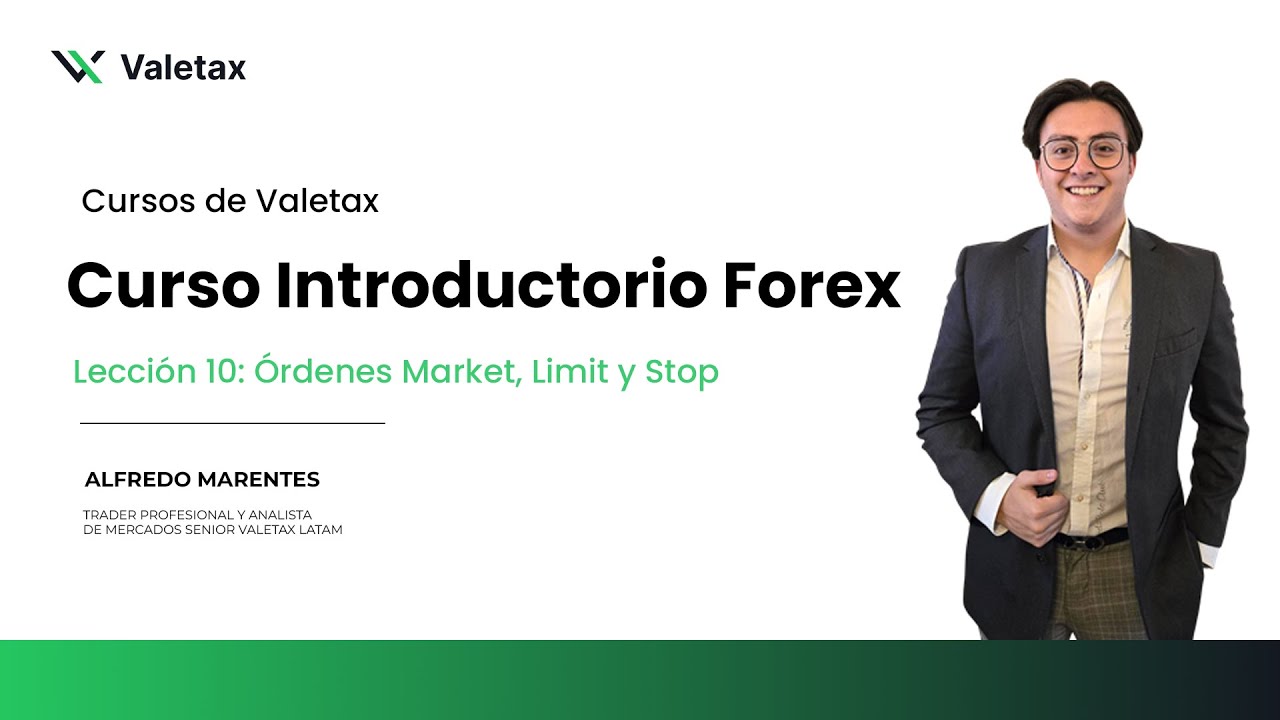 Lecci&oacute;n 10: &Oacute;rdenes Market, Limit y Stop &ndash; Principiantes Curso