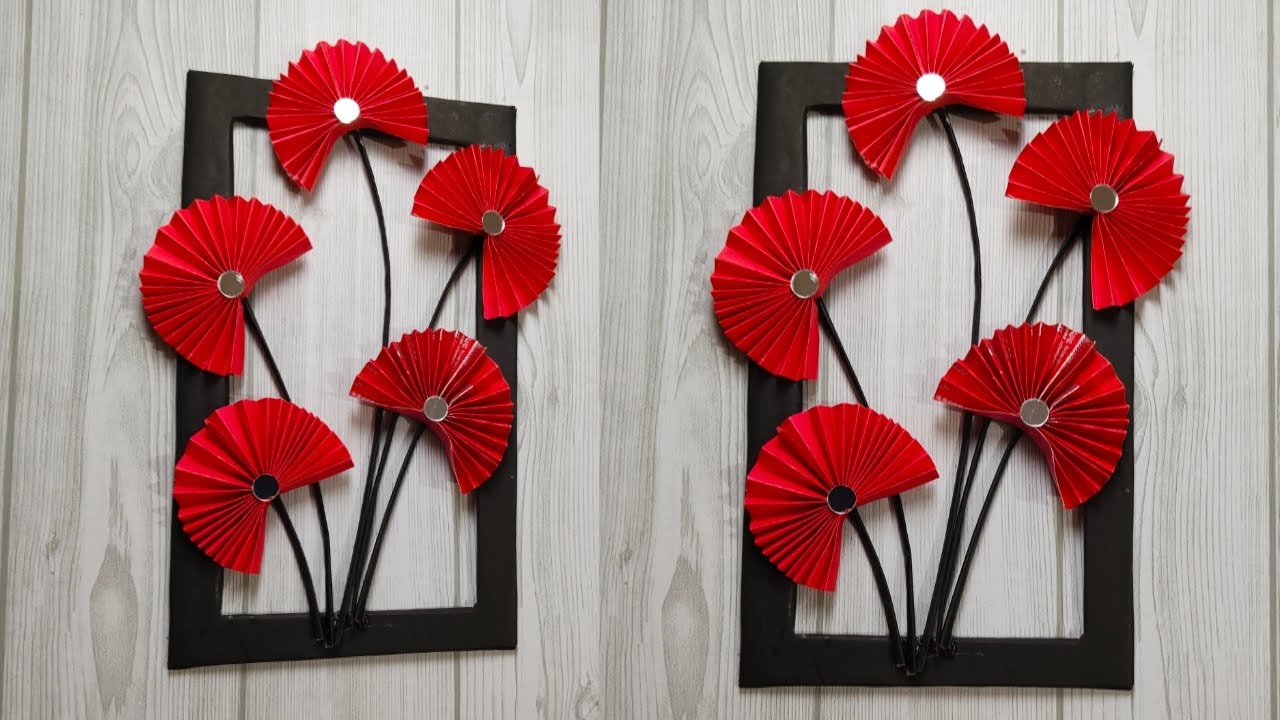Beautiful Wall Decor From Wedding Cards /Diy Room Decor / Shadi K Card Se Craft