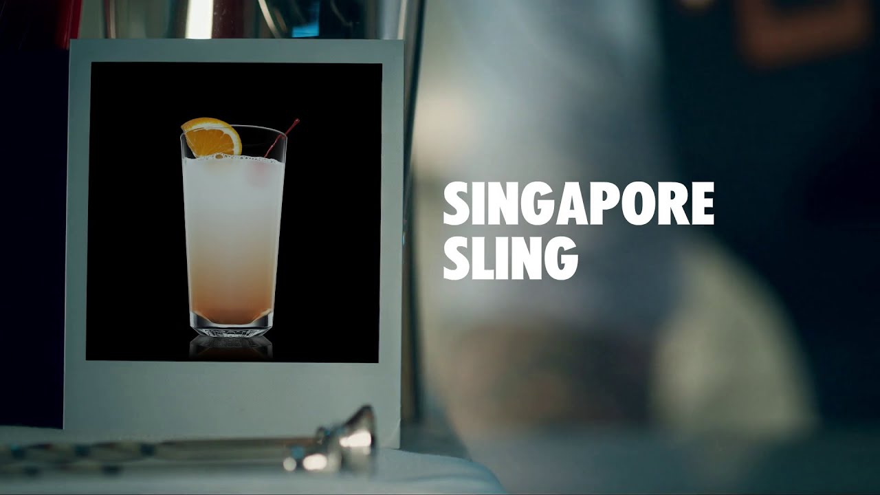 SINGAPORE SLING DRINK RECIPE - HOW TO MIX