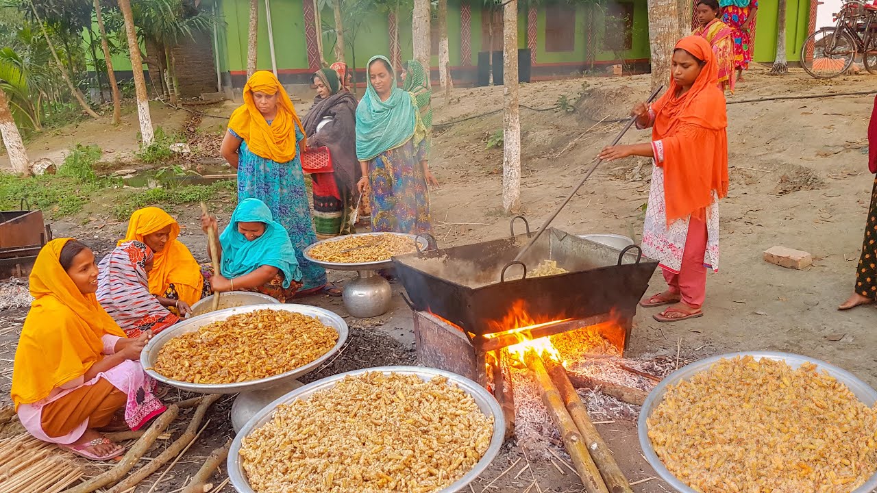 Hidden Recipe Of Potato - 120 KG Potato Rare & Tasty Food Making By Women For 300+ Village People