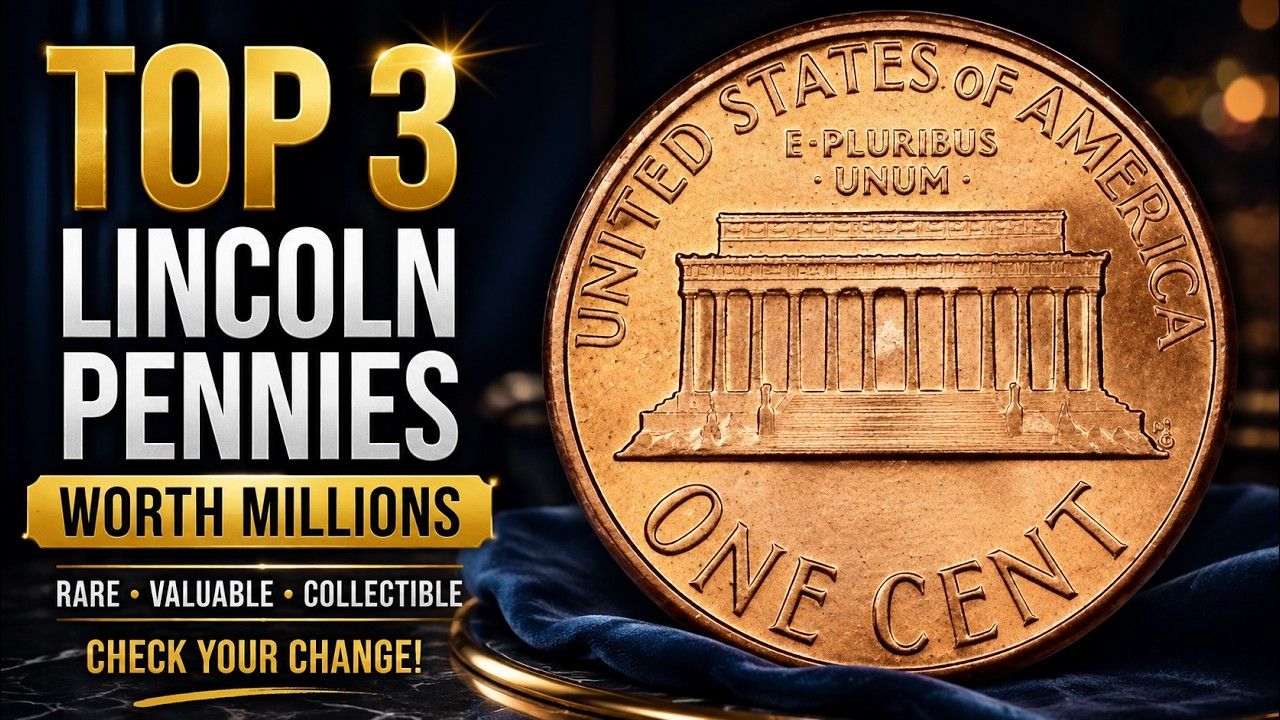 Top 3 Most Valuable U.S. Pennies You Should Never Spend!
