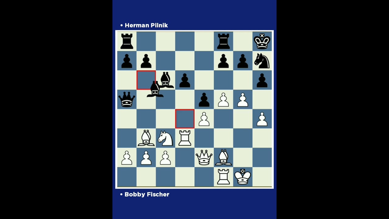 Bobby fischer vs Herman Pilnik * Santiago Chille , 1959.