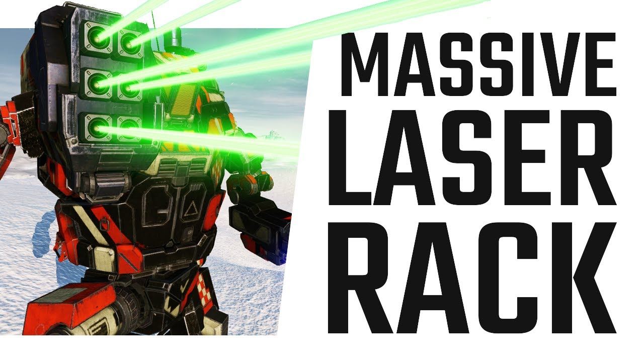 Massive Laser Rack Hunchback 4P - Mechwarrior Online The Daily Dose #1264