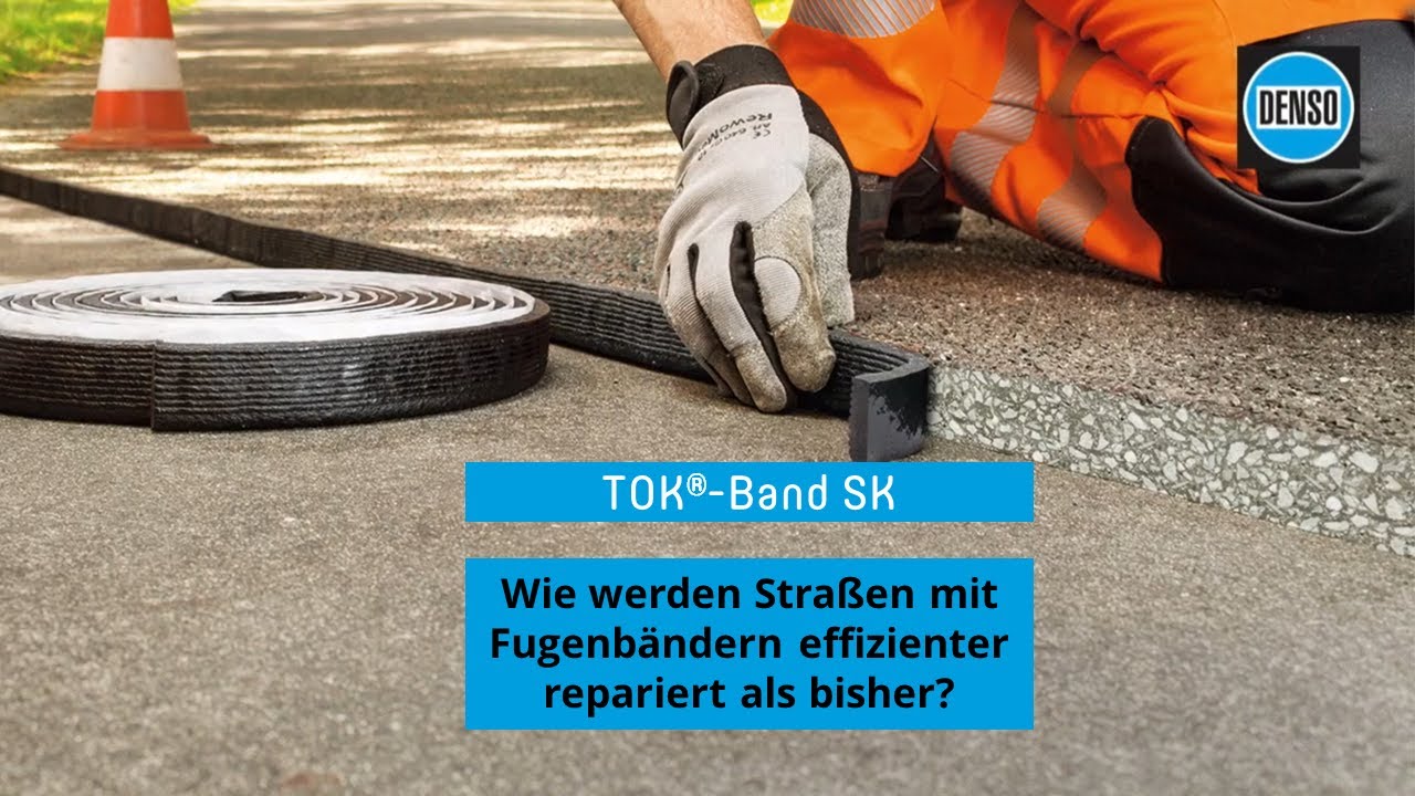 DENSO TOK®-Band SK - Wie werden Straßen mit Fugenbändern effizienter repariert als bisher?