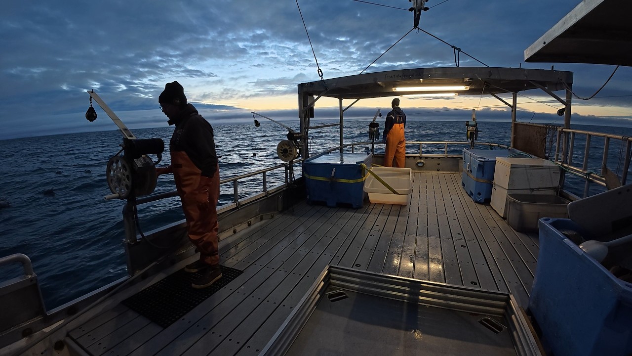 Fueling up on a Snowy Day! | Rockfish Jigging in Alaska
