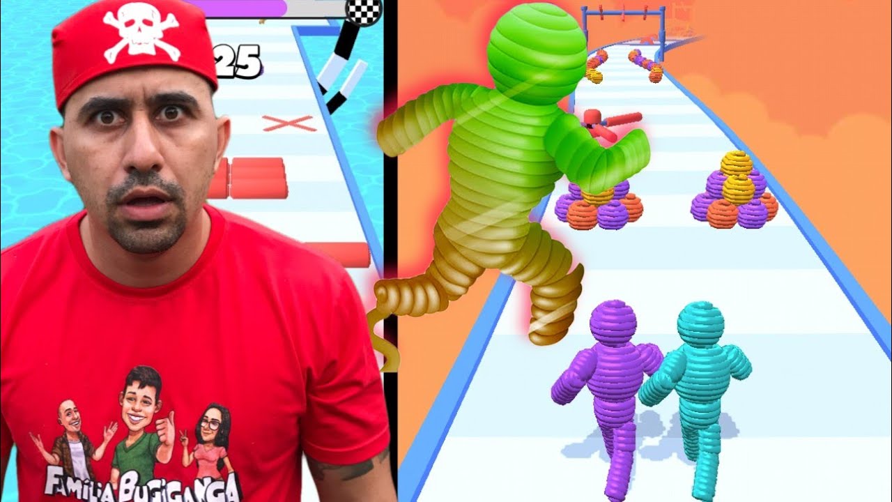 JOGANDO PELA PRIMEIRA VEZ O JOGO ROPE MAN RUN