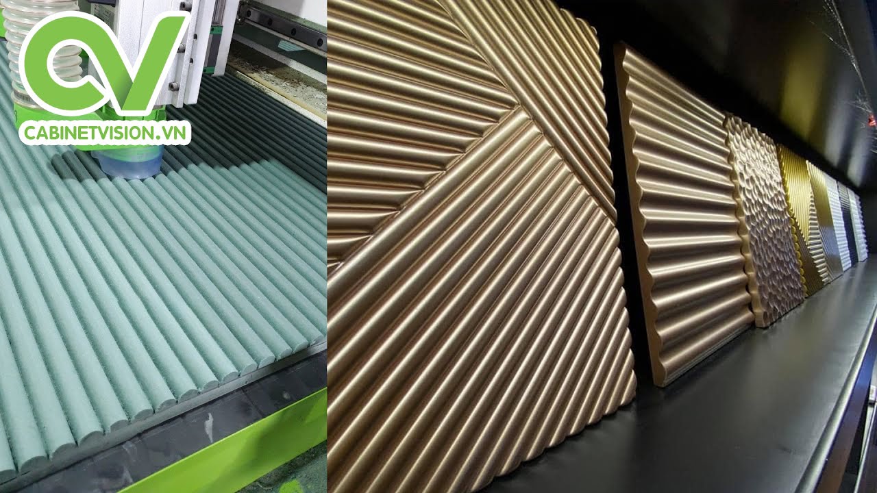 Hướng dẫn tạo VÁCH 3D gỗ công nghiệp trong Alphacam