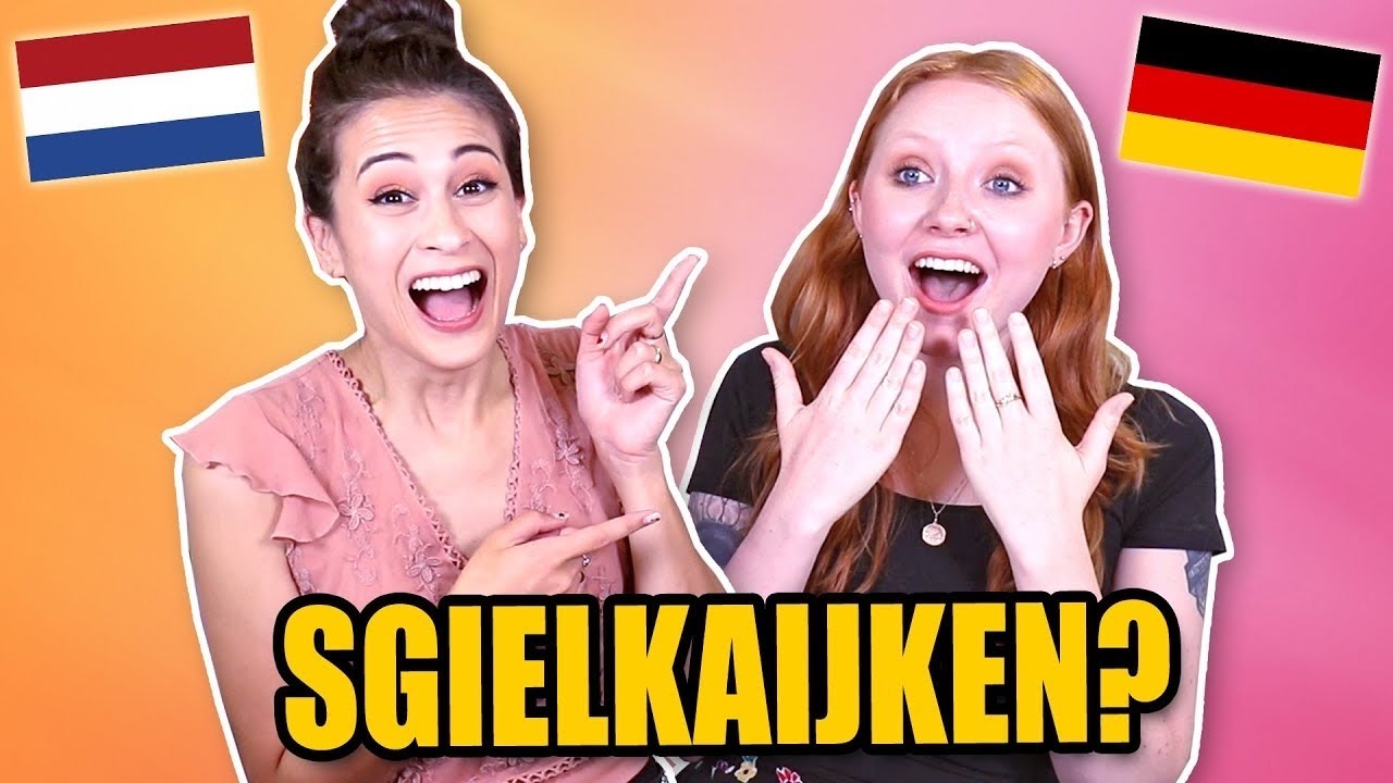MIJN DUITSE VRIENDIN SPREEKT NEDERLANDSE WOORDEN UIT! - Challenge || Fan Friday
