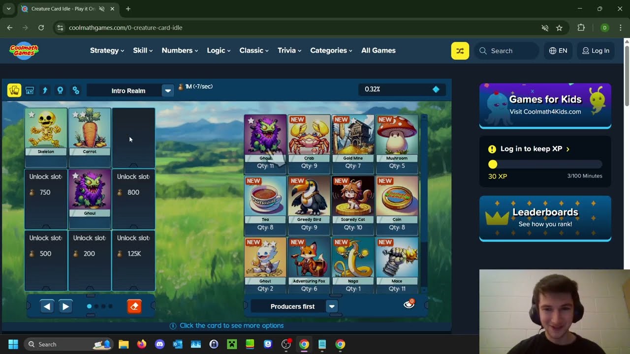 How to hack your save file - Creature Card Idle - Cool math Games