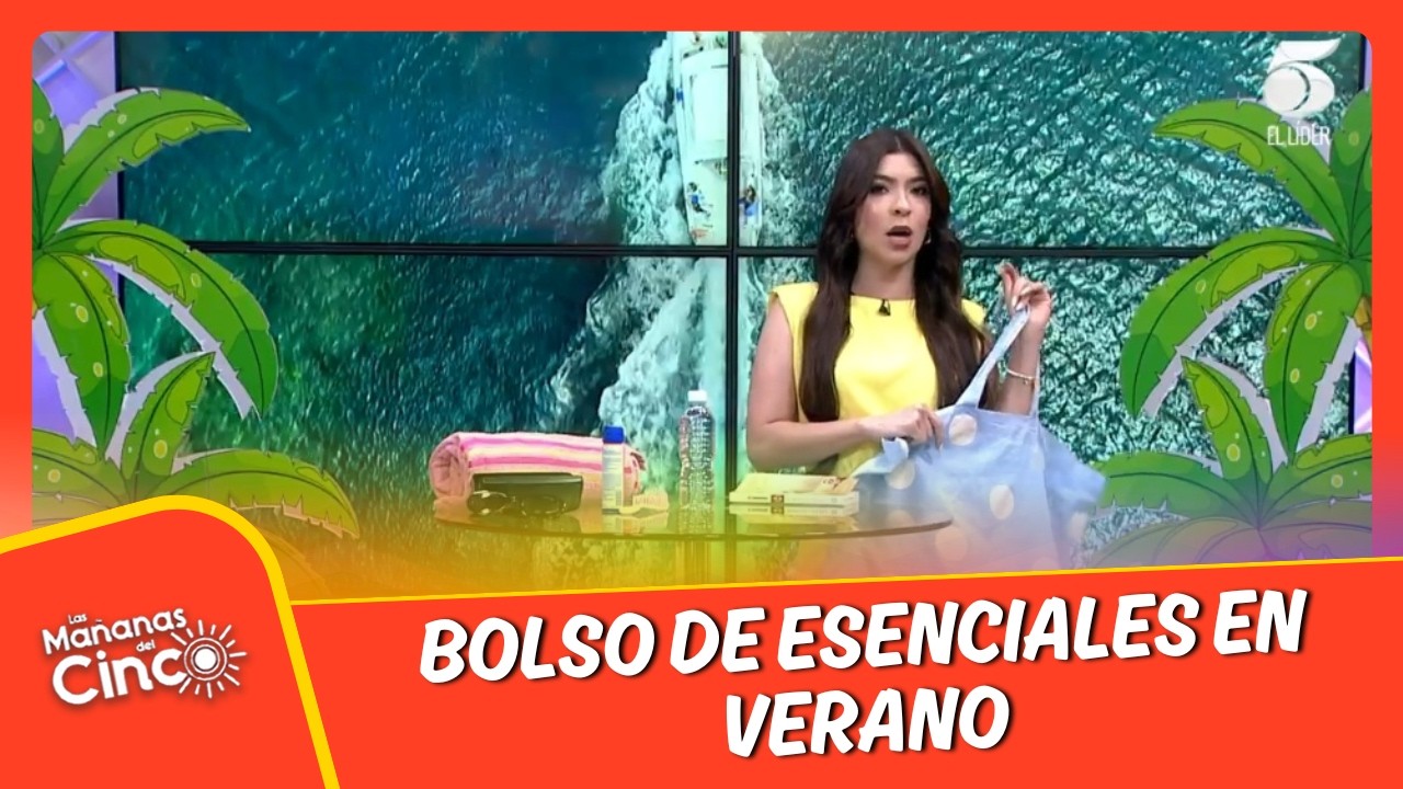 Bolso de esenciales en verano