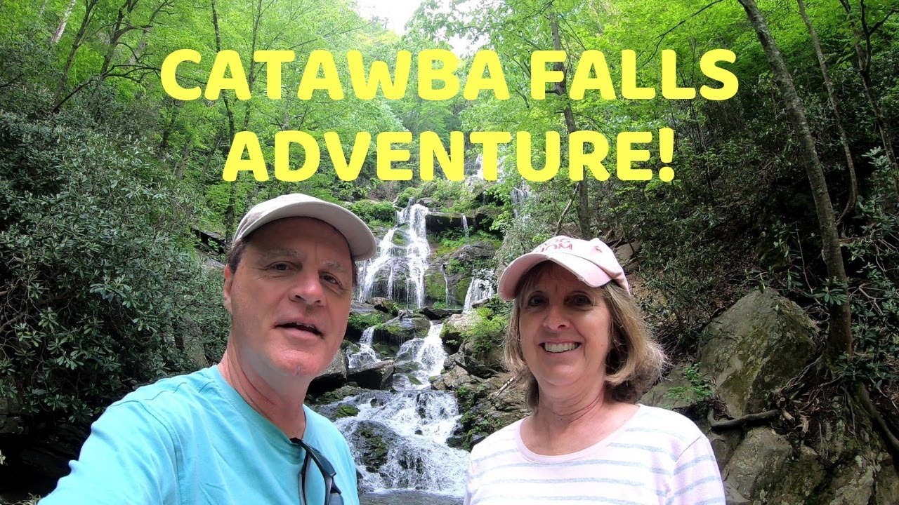Catawba Falls Adventure!  [Getting up close and personal at beautiful Catawba Falls]