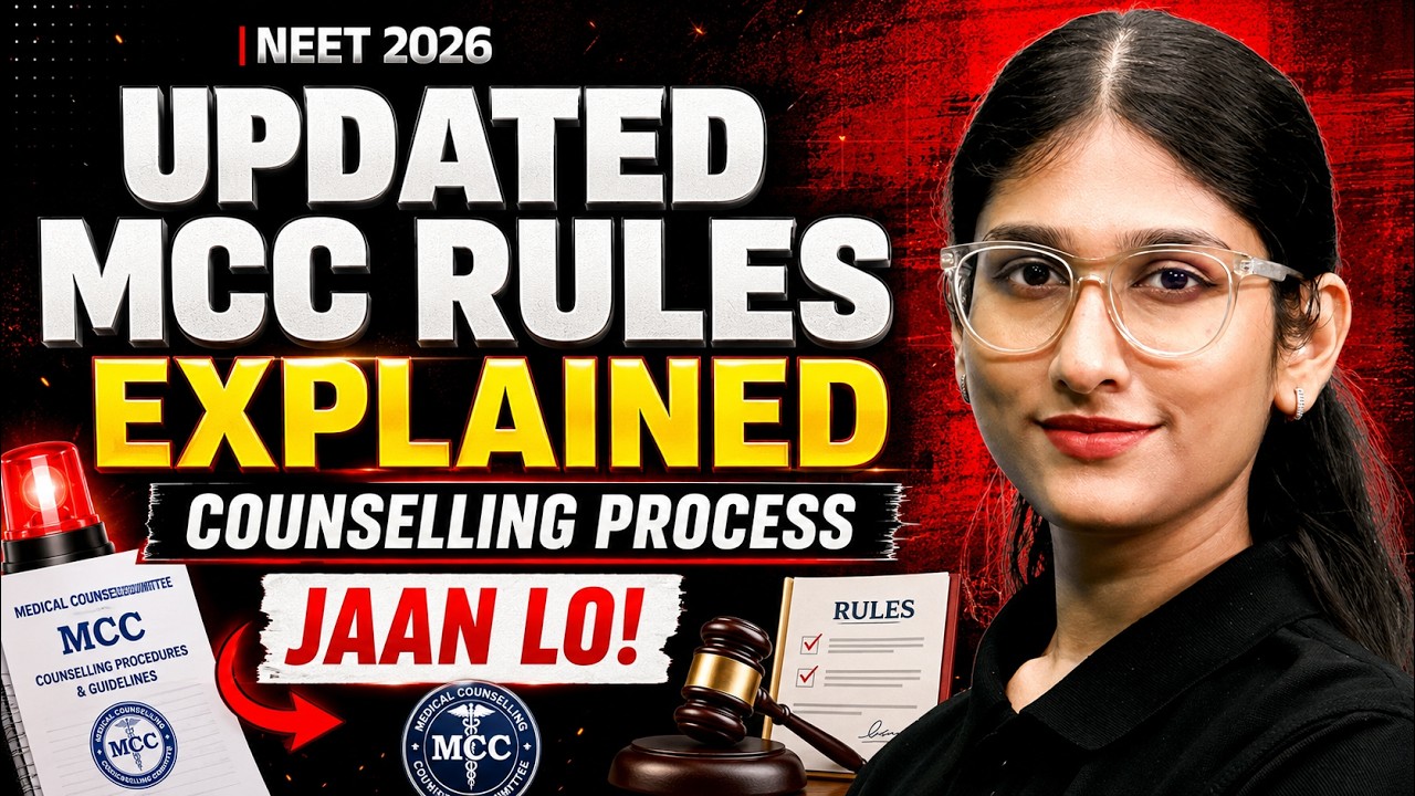 NEET 2026 Updated MCC Rules Explained 🚨 | Complete Counselling Process Guide | Meeta Ma'am