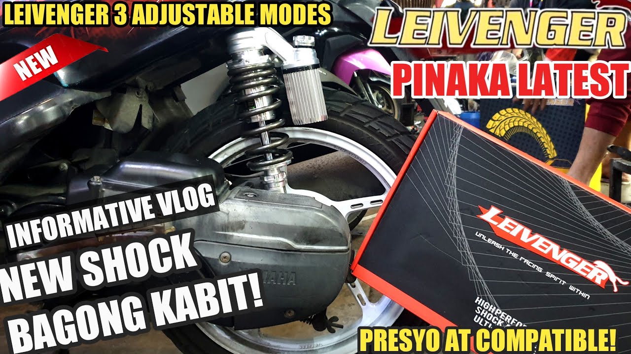 THE NEW LEIVENGER ABSORBER SHOCK - NAGPALIT NA AKO SOBRANG GANDA NG LARO AT ADJUSTABLE PA