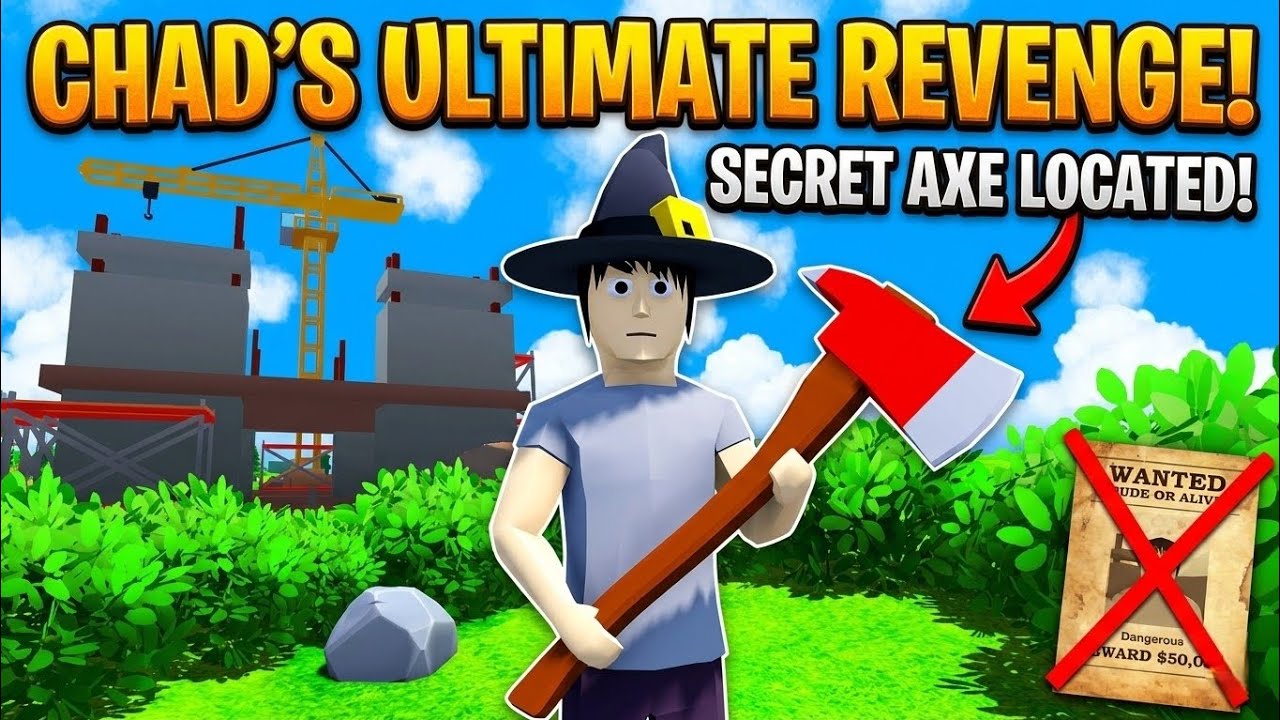 CHAD IS BACK! Finding The Secret Axe in Dude Theft Wars!