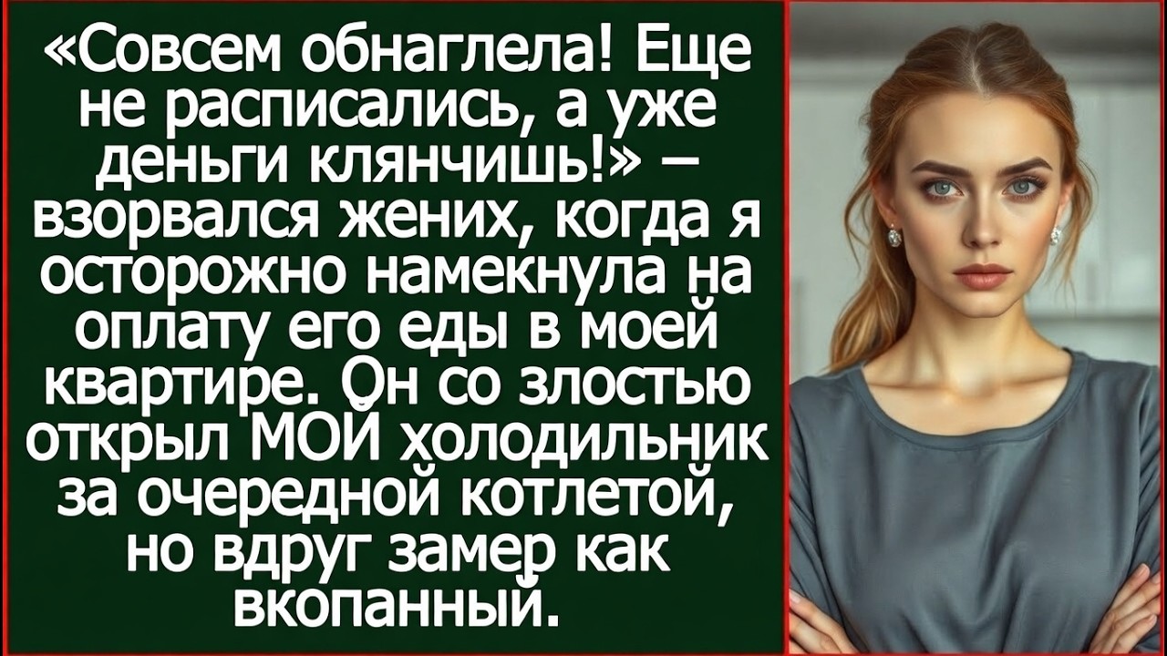 Жених назвал меня наглой за просьбу оплатить его же еду, но когда полез в мой холодильник – оцепенел