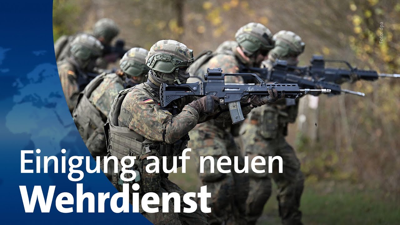 🌍 tagesschau24 Top-Thema, 13.11.2025 | Einigung auf neuen Wehrdienst