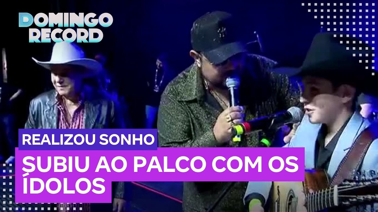 Guilherme Viola ganha surpresa do cantor Milionário e do filho de José Rico