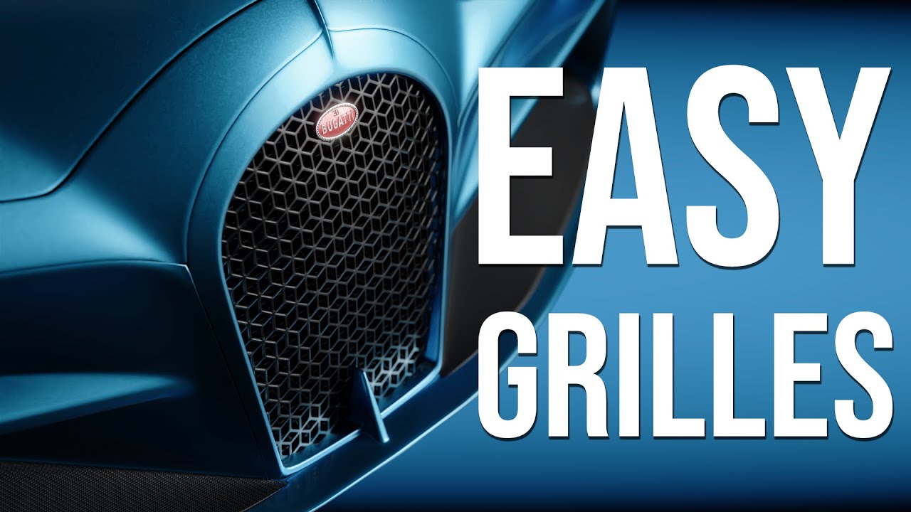 Blender Quick Tip - Car Grilles