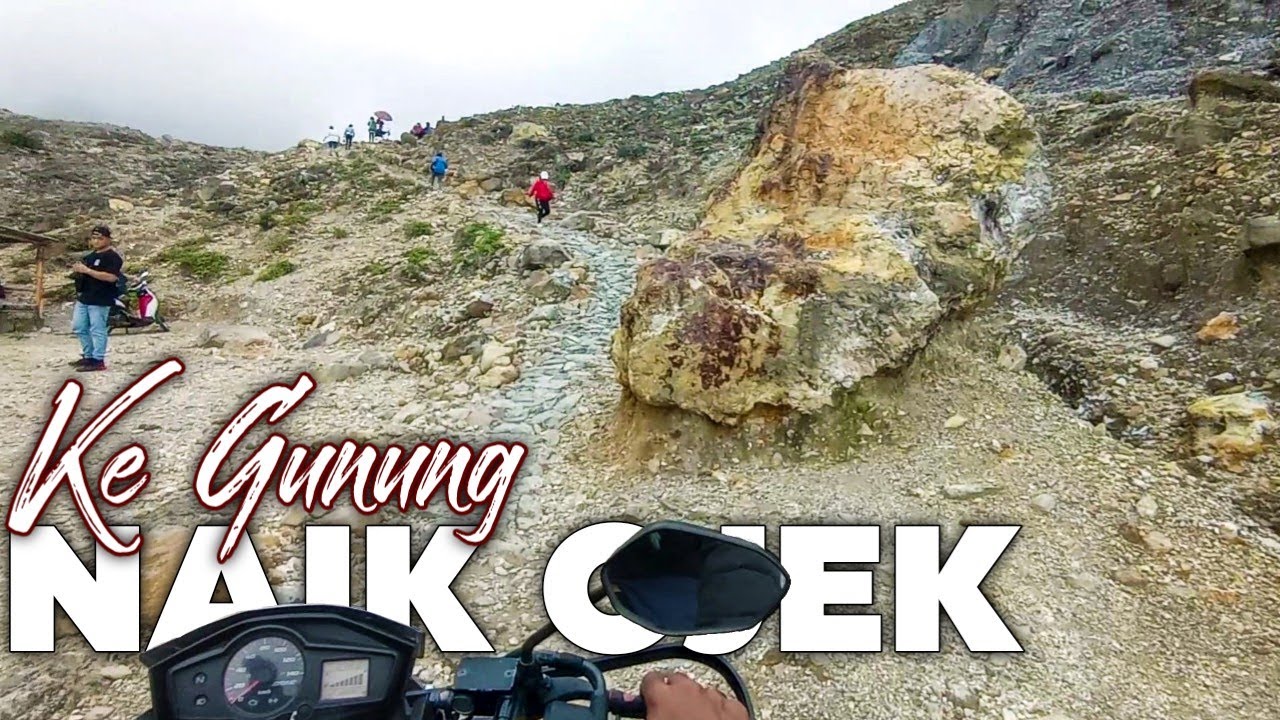SERU...‼️Menikmati keindahan alam gunung Papandayan dengan cara berbeda - Ojek Gunung Papandayan