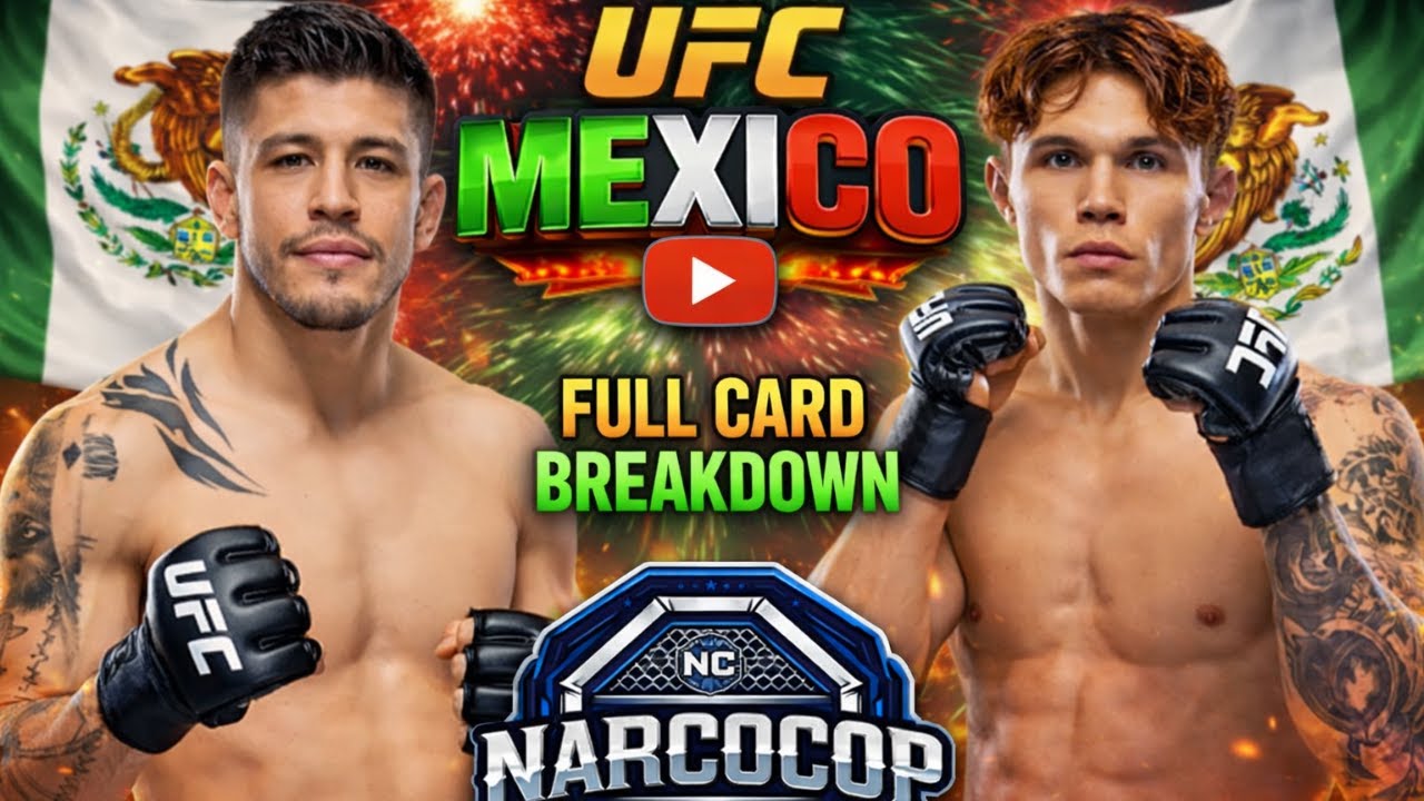 UFC Mexico Full Card Breakdown and Picks