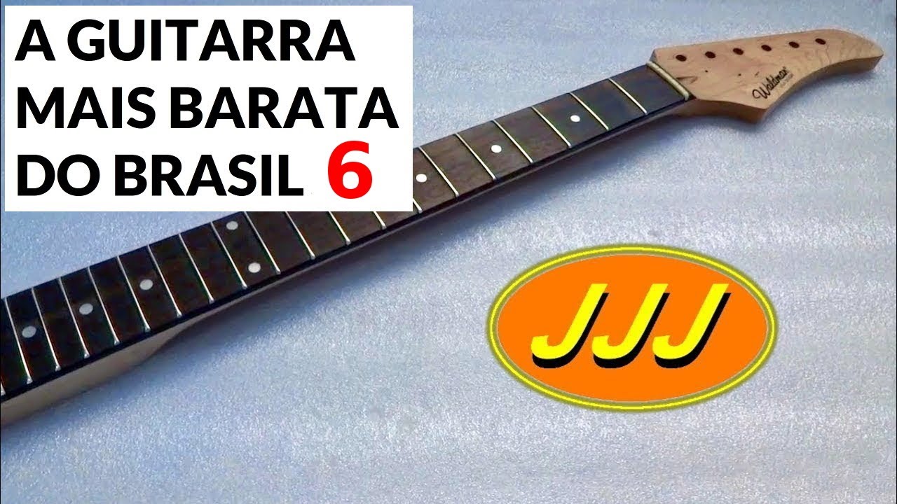 A Guitarra MAIS BARATA do Brasil 6 - Danish Oil (óleo dinamarquês) no Braço