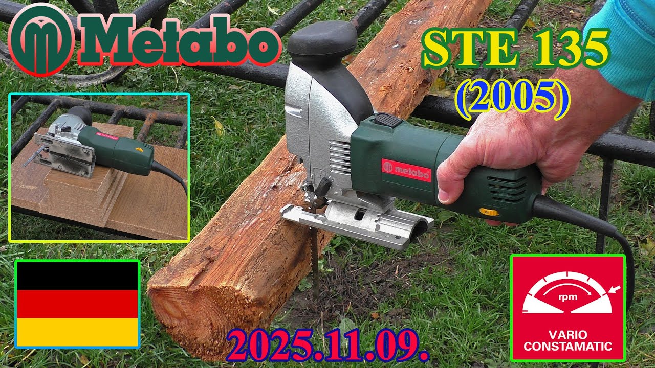 │2025.11.09.│🇩🇪 Metabo  STE 135 (2005)🪚 │👍 🇭🇺