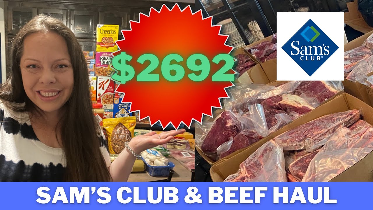 Preparedness | HUGE Grocery Haul | Pantry Stock up | Sam’s Club | Beef | Food Shortages | May 2022