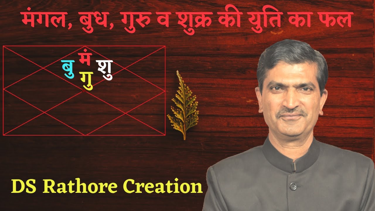 Mangal Budh Guru Aur Shukra Ki Yuti | Conjunction of Mars Mercury Jupiter and Venus | Four Planets