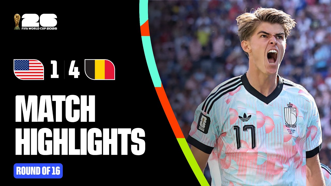 Highlights | USA 1-4 Belgium | FIFA World Cup 2026&trade;
