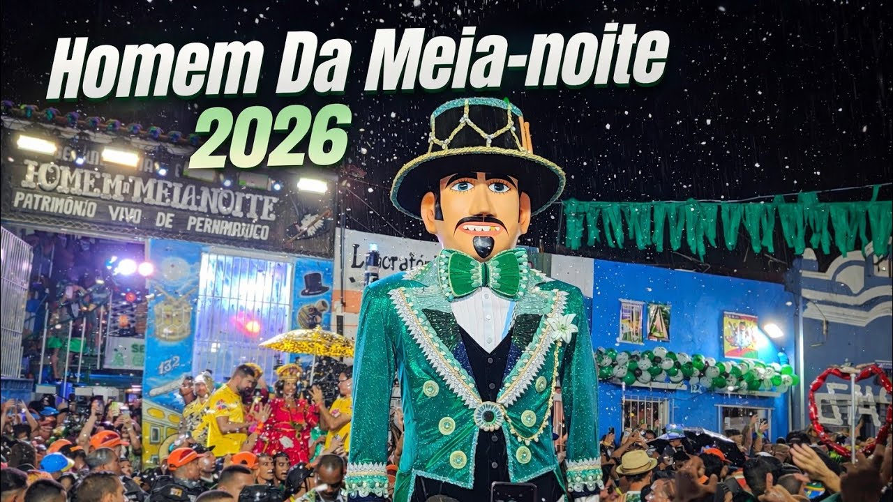 O Homem Da Meia-noite 2026 ( Saída Oficial no Sábado de Zé Pereira )