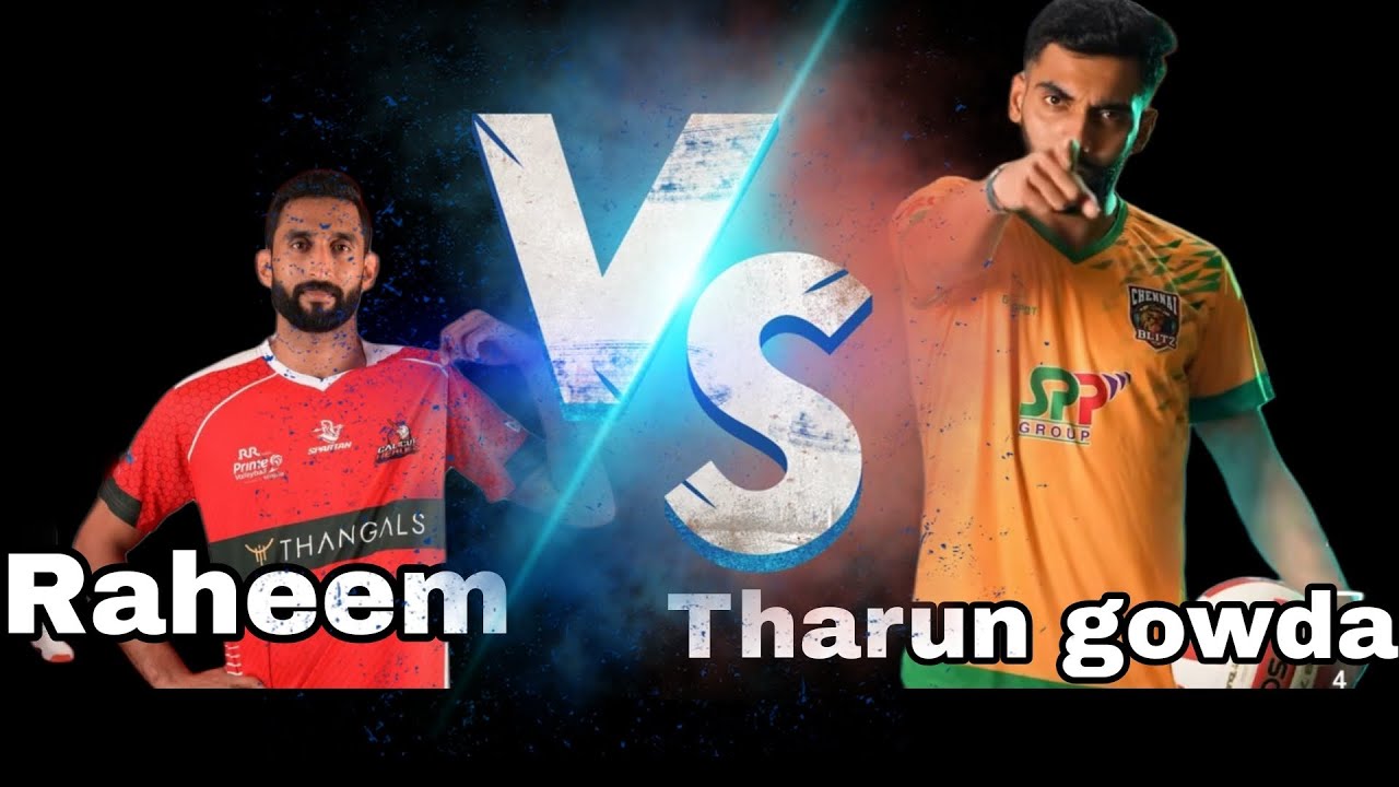 Raheem VS tharun gowda highvoltage match🔥🔥🔥🔥🏐