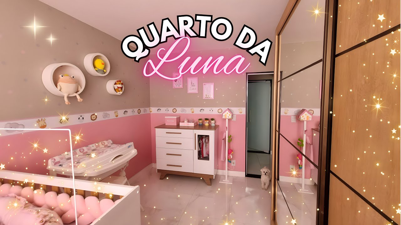 TOUR PELO QUARTO DA BEBÊ LUNA | Juliane Martins