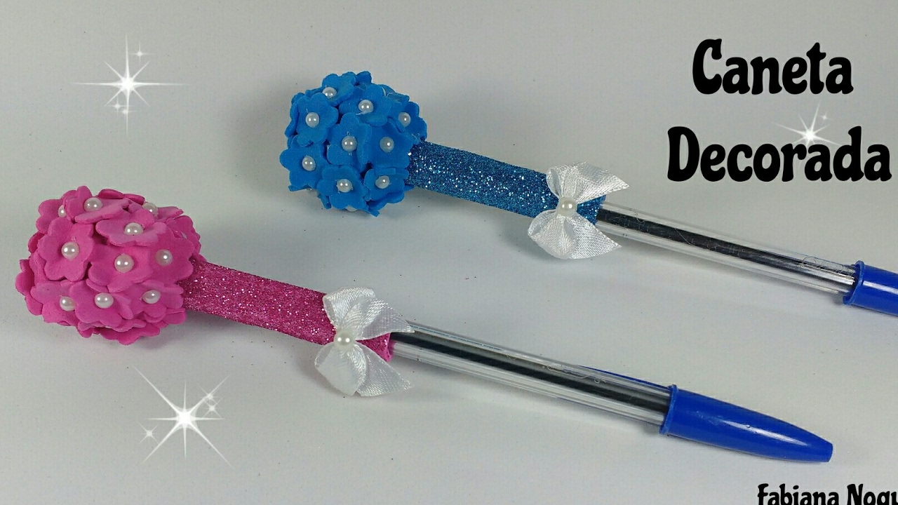Caneta Decorada Para o Dia das Mães 💖💞