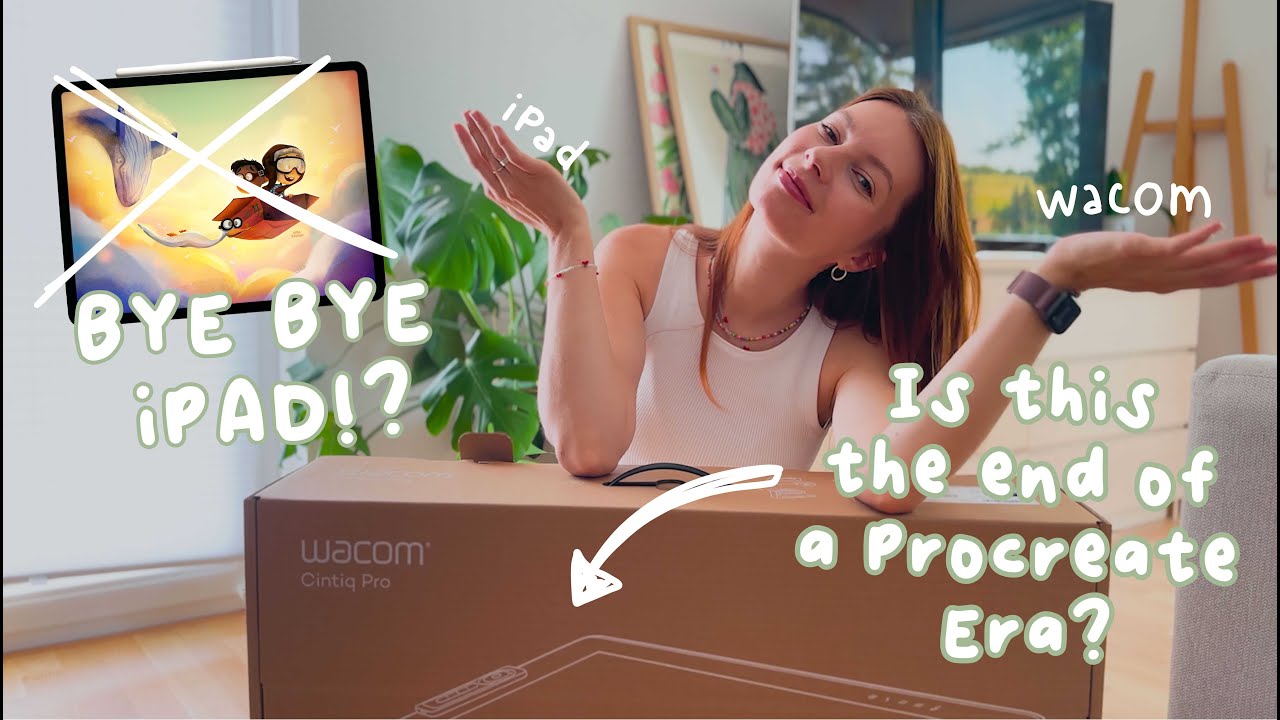 WACOM CINTIQ PRO 24 |  UNBOXING |  INSTALLATION |  FIRST IMPRESSIONS - Giving up my iPad?
